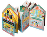 De winkelstraat (leporello met flappen). - afbeelding 1