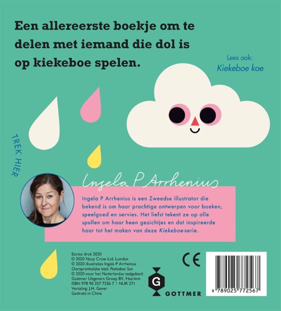 Gottmer uitgevers groep schuifboekje: kiekeboo zon. 1+