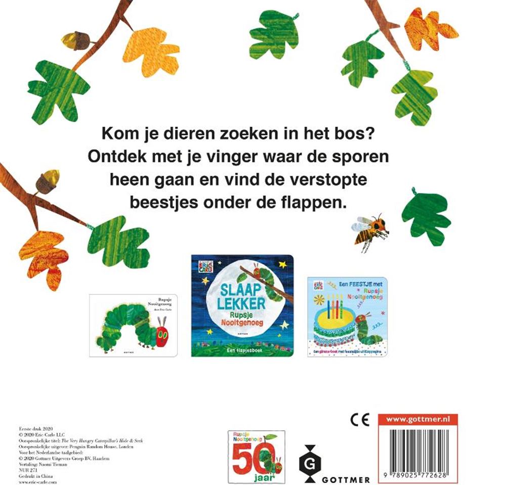 Gottmer uitgevers groep rupsje nooitgenoeg, zoek en vind