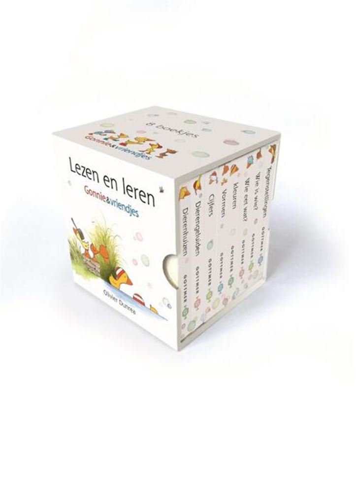 Centraal boekhuis lezen en leren gonnie vriendjes uitdeelboekjes, 8st.