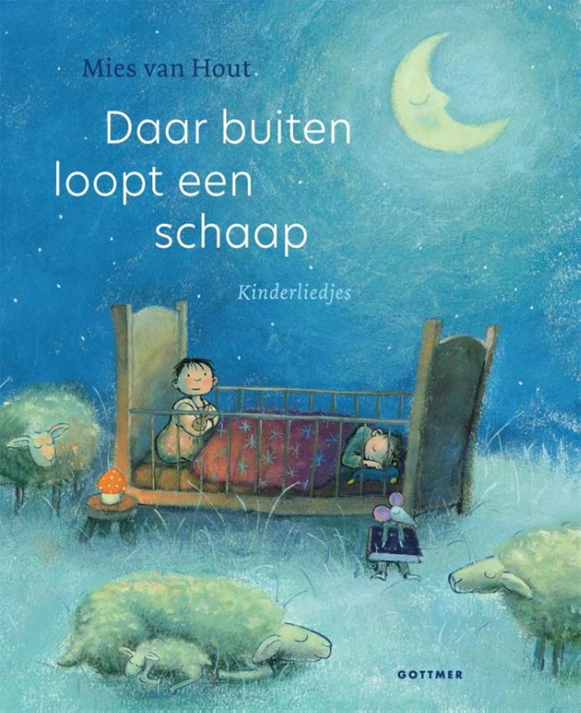 Gottmer uitgevers groep daarbuiten loopt een schaap kartonboekje