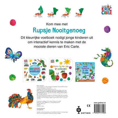 Rupsje nooitgenoeg: voelboek vol dieren.