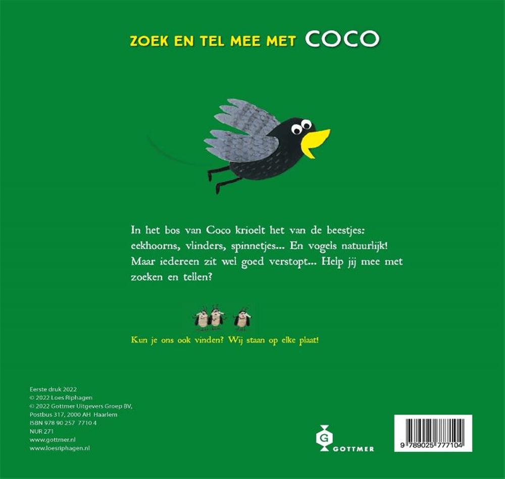 Gottmer uitgevers groep zoekboek: het bos van coco. kartonboek2+