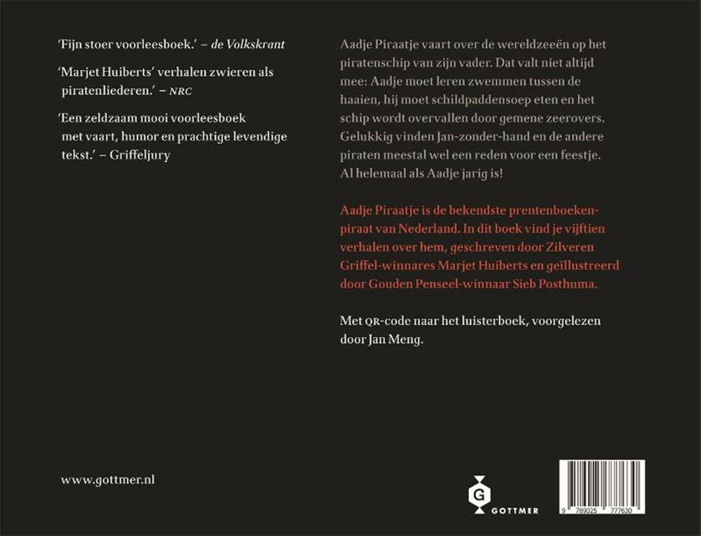 Gottmer uitgevers groep aadje piraatje - een vat vol verhalen. 4