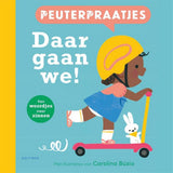 Kartonboek: daar gaan we! 2+ - afbeelding 1