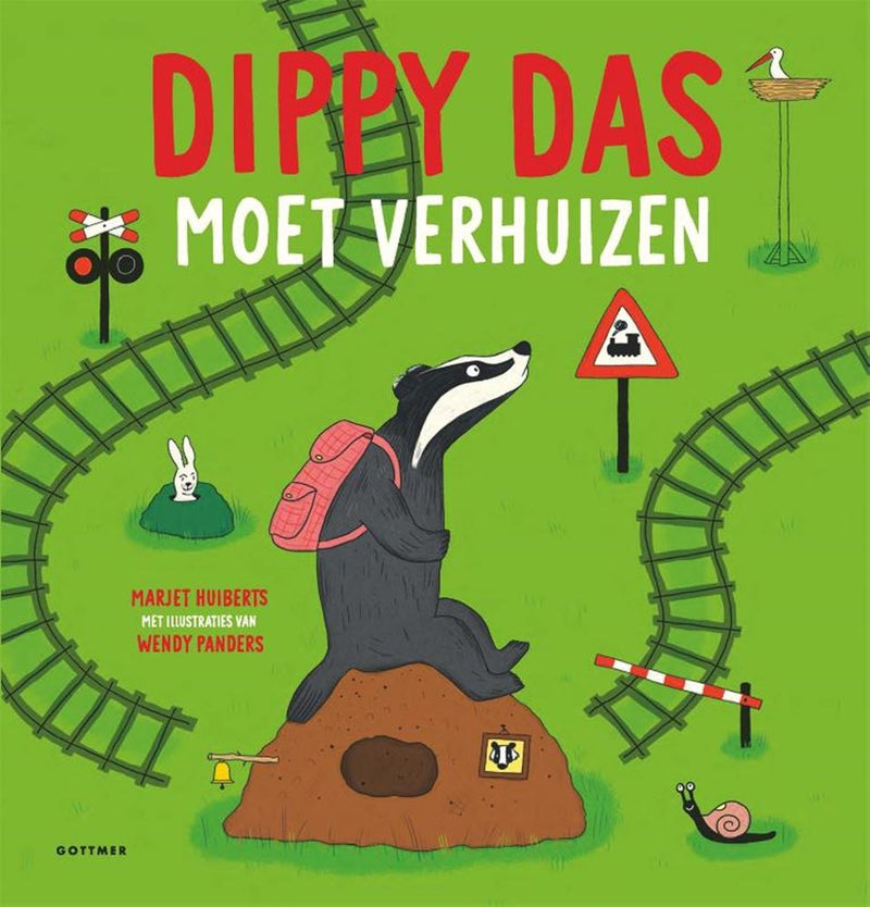 Prentenboek: dippy das moet verhuizen.