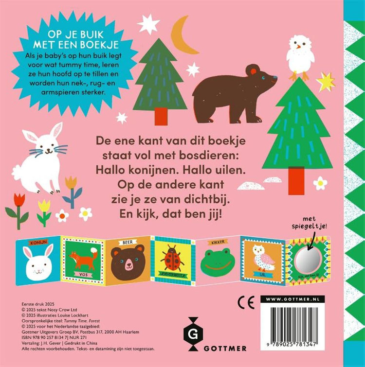 Kartonboek: tummy time in het bos 1+