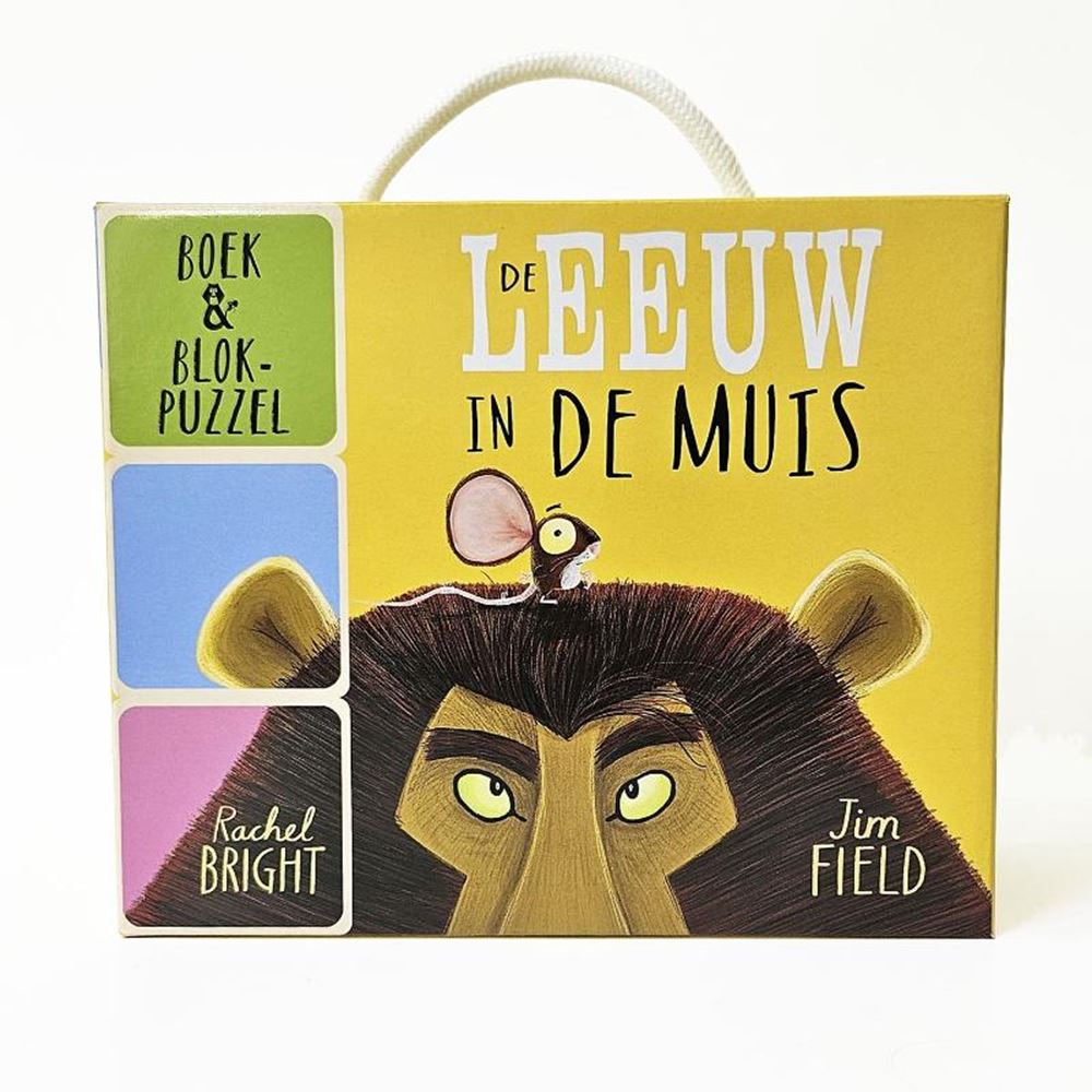 Boek en blokpuzzel de leeuw in de muis 5