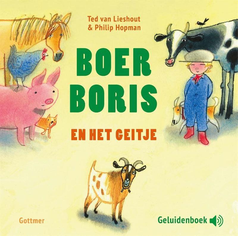 Geluidenboek:boer boris en het geitje 2+