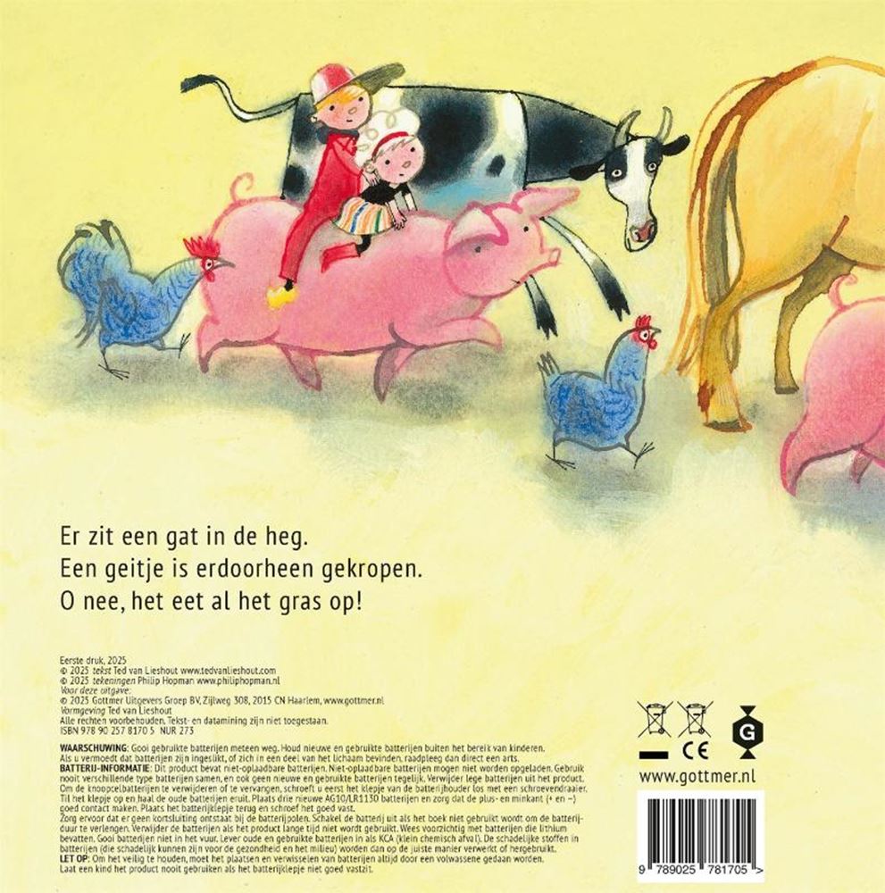 Geluidenboek:boer boris en het geitje 2+