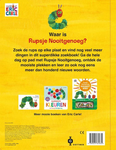 Gottmer uitgevers groep het grote zoekboek van rupsje nooitgenoeg