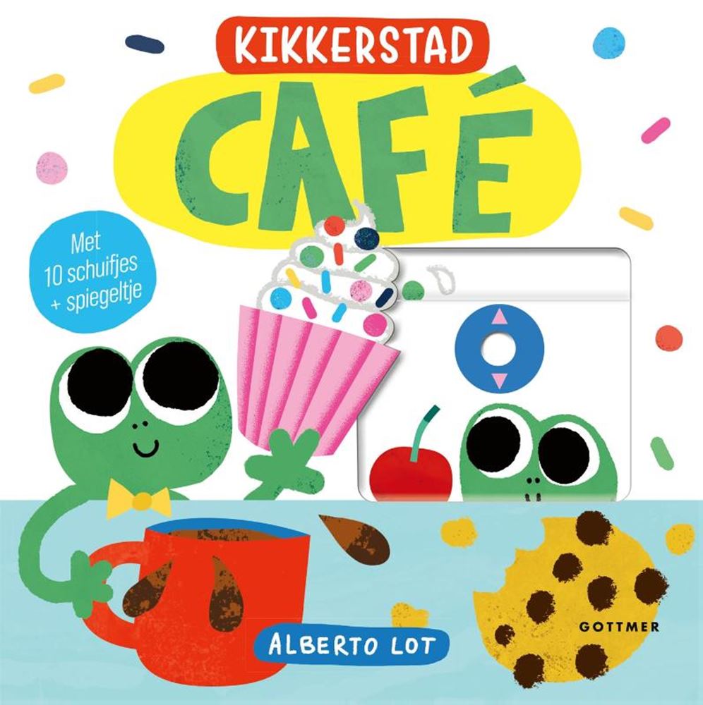Café. kikkerstad kartonboek. 2+