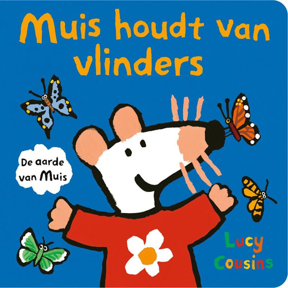 Kartonboek: muis houdt van vlinders 2+