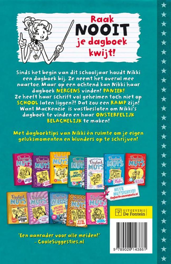 Centraal boekhuis dagboek van een muts - mijn gemuts