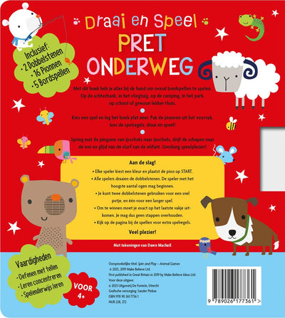 Spelletjesboek: pret onderweg. 4+