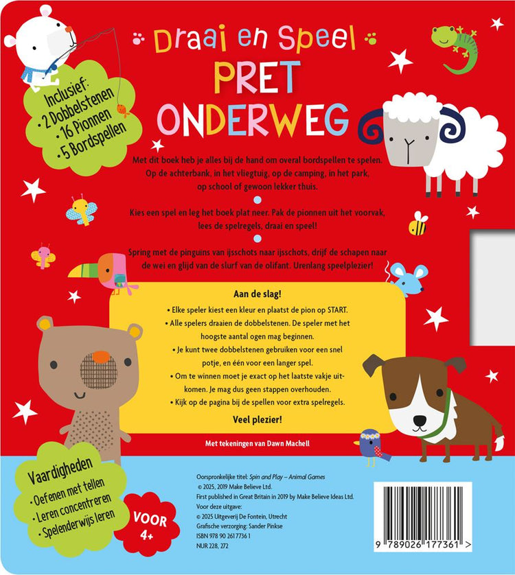Spelletjesboek: pret onderweg. 4+