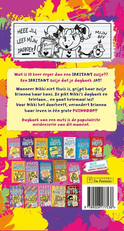Boek dagboek van een muts deel 16 - zussenstrijd!