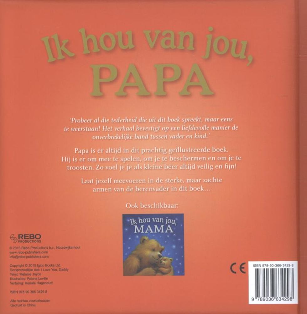 Ik hou van jou, papa. 2+