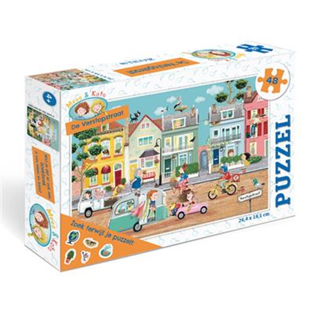 Puzzel de verstopstraat 48stukjes