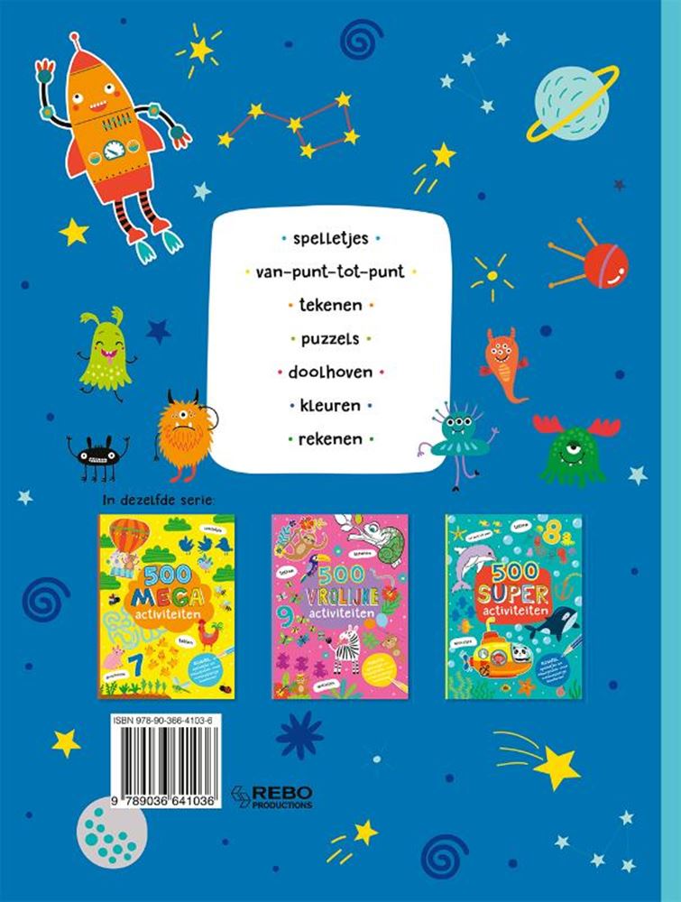 Rebo publishers 500 coole activiteiten.