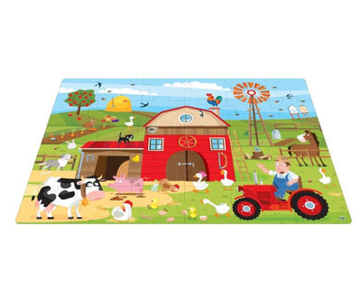 Rebo publishers boerderijvriendjes giga puzzel en boek.