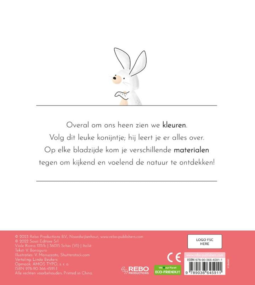 Rebo publishers kleuren - mijn eerste voelboek 0+