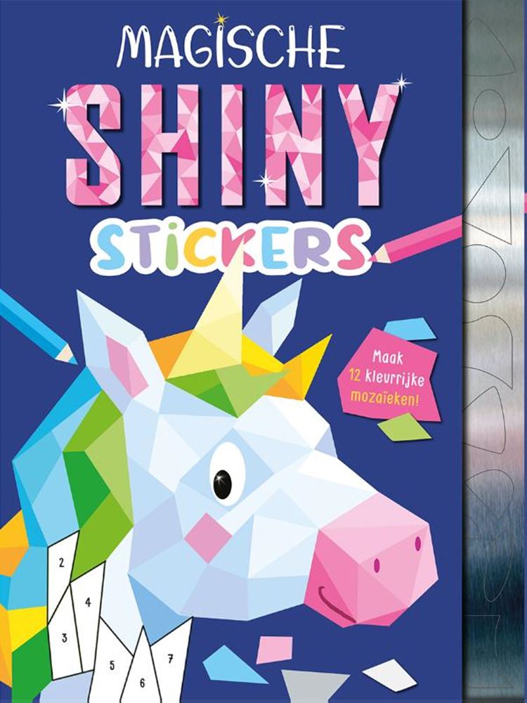 Stickerboek: magische shiny stickers 3+