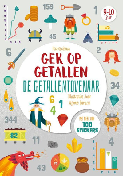 Rebo publishers getallentovenaar - gek op getallen - 100+ stickers