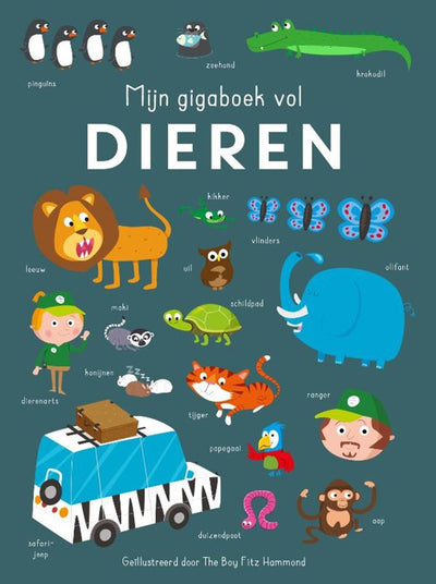 Rebo publishers mijn gigaboek vol dieren 0+