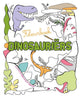 Kleurboek: dinosauriërs. 3+