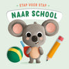 Rebo publishers naar school - stap voor stap kartonboekje