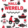 Rebo publishers het contrast boek: hallo wereld 1+