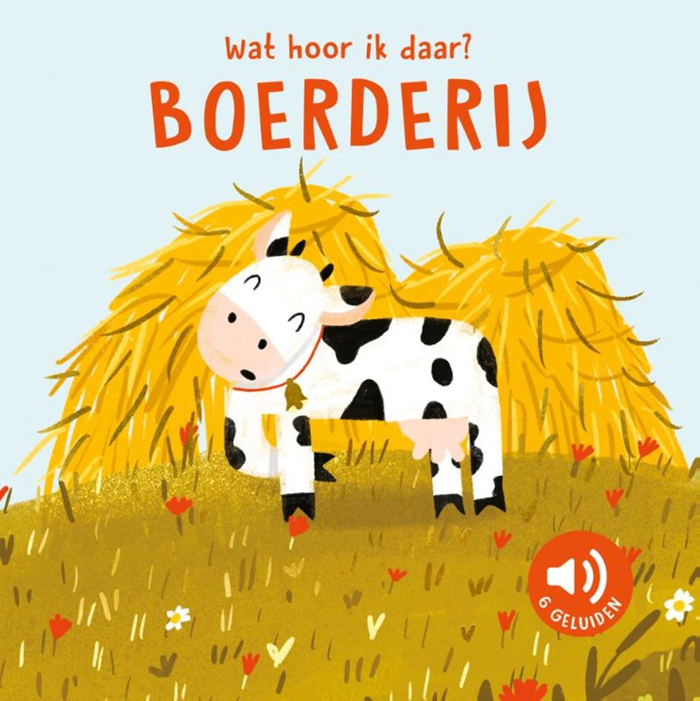 Rebo publishers geluidenboek: boerderij. 6 geluiden. 0+