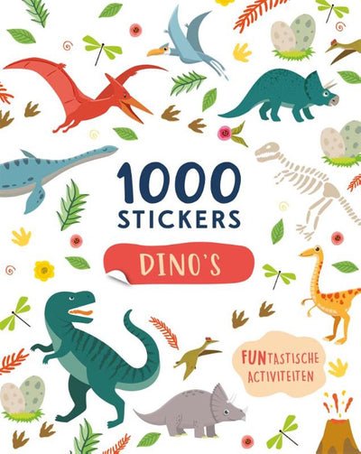 Rebo publishers doeboek dino's - 1000 stickers