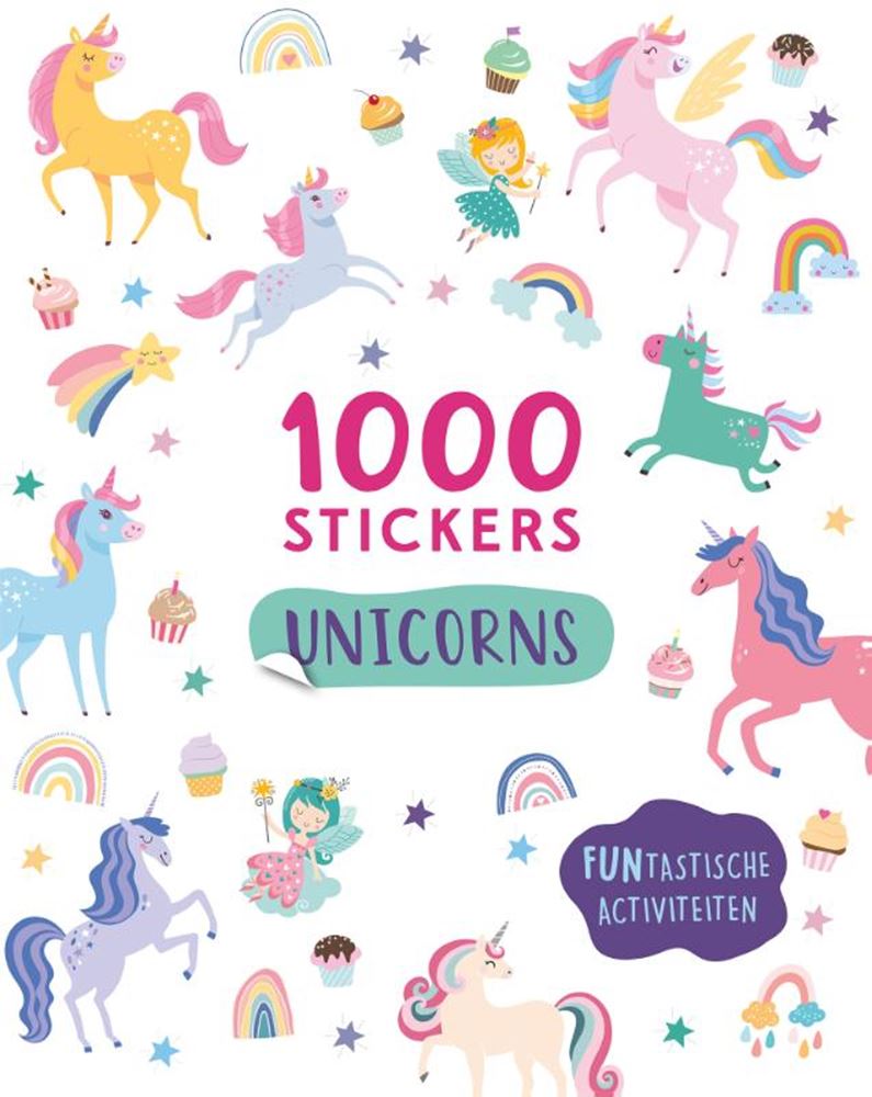 Rebo publishers unicorns friends - 1000 stickers 4+