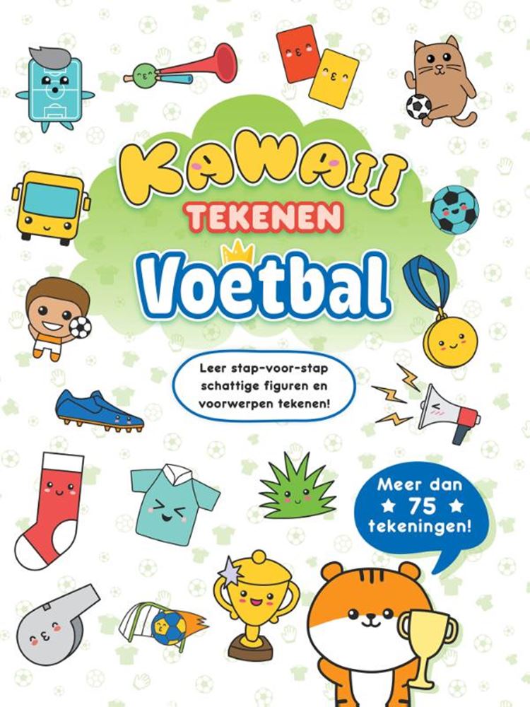 Kawaii tekenen voetbal 6+
