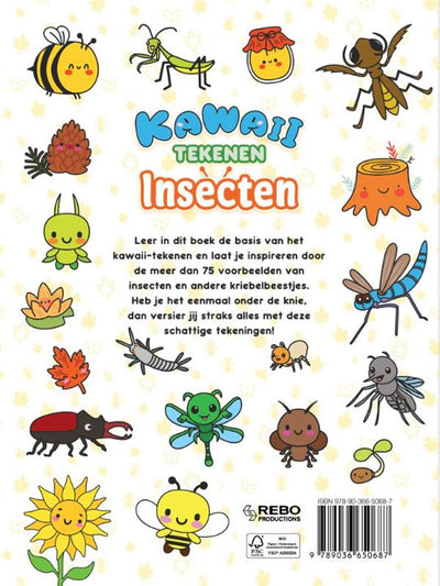Rebo publishers kawaii tekenen insecten 6+
