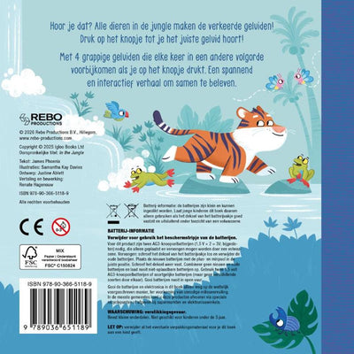 In de jungle - zoek het geluid 2+