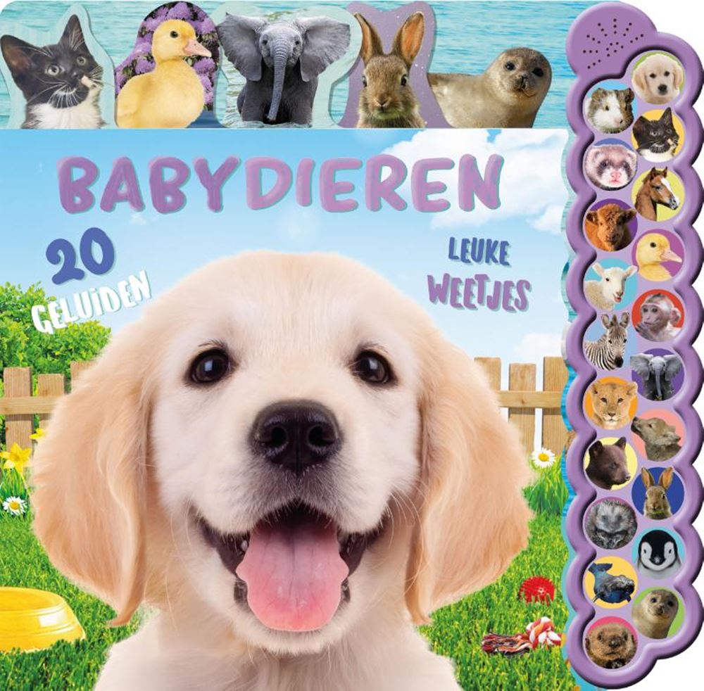 Babydieren - 20-geluidenboek 2+