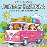 Rebo publishers cuddly friends - cute cozy coloring 6+ - afbeelding 1
