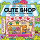 Rebo publishers cute shop - cute cozy coloring. 6+