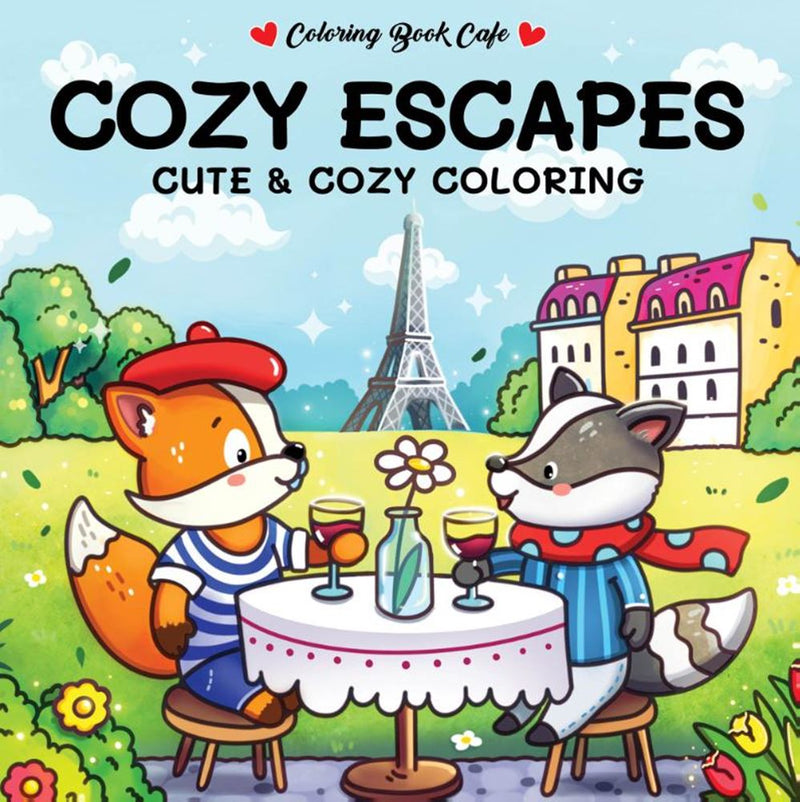 Cozy escapes - cute cozy coloring. 6+