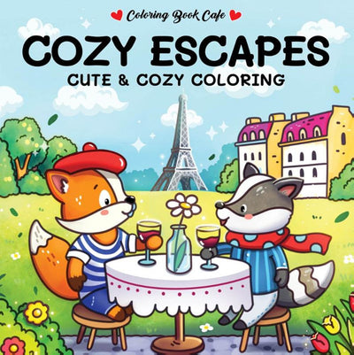 Rebo cozy escapes - cute cozy coloring. 6+