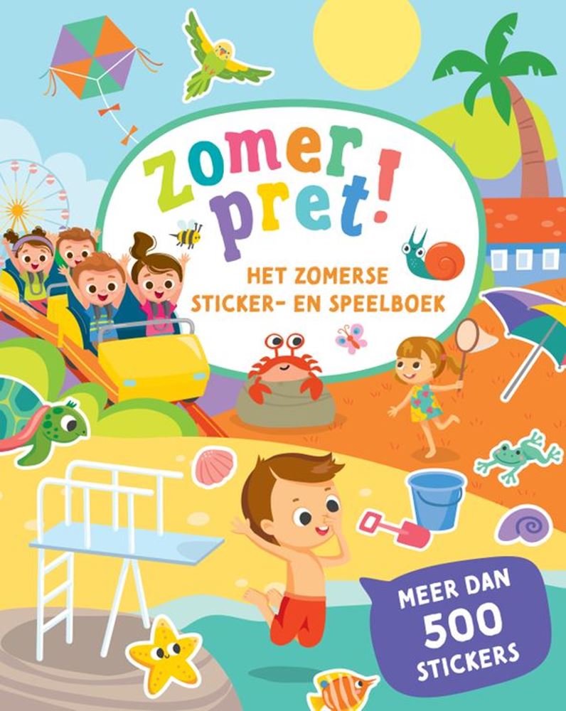 Zomerpret! sticker- en speelboek. 4+