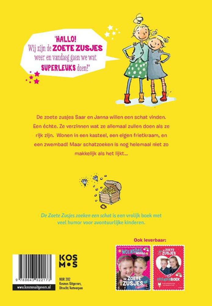 Centraal boekhuis de zoete zusjes zoeken een schat