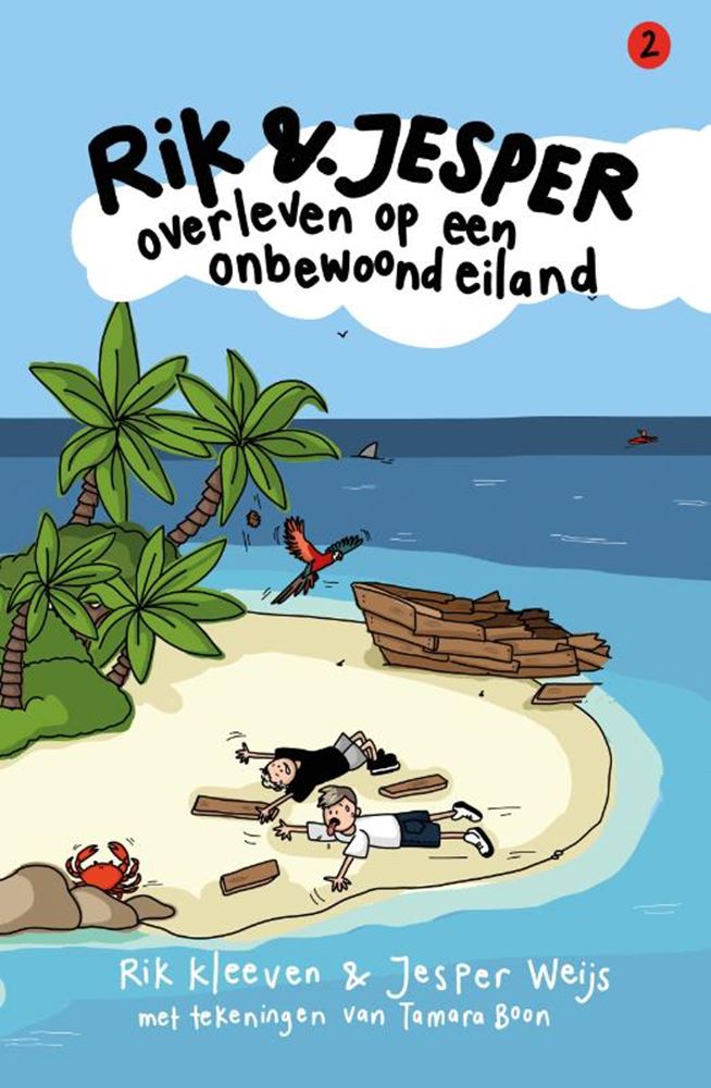 Rik en jesper overleven op een onbewoond