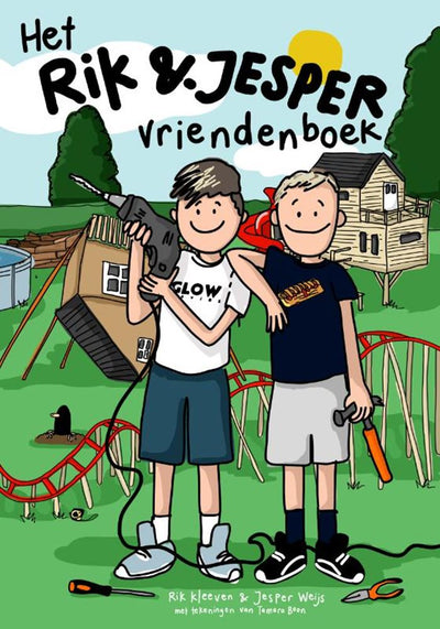 Glowmovies vriendenboek rik en jesper | boek | kinderen | persoonlijk
