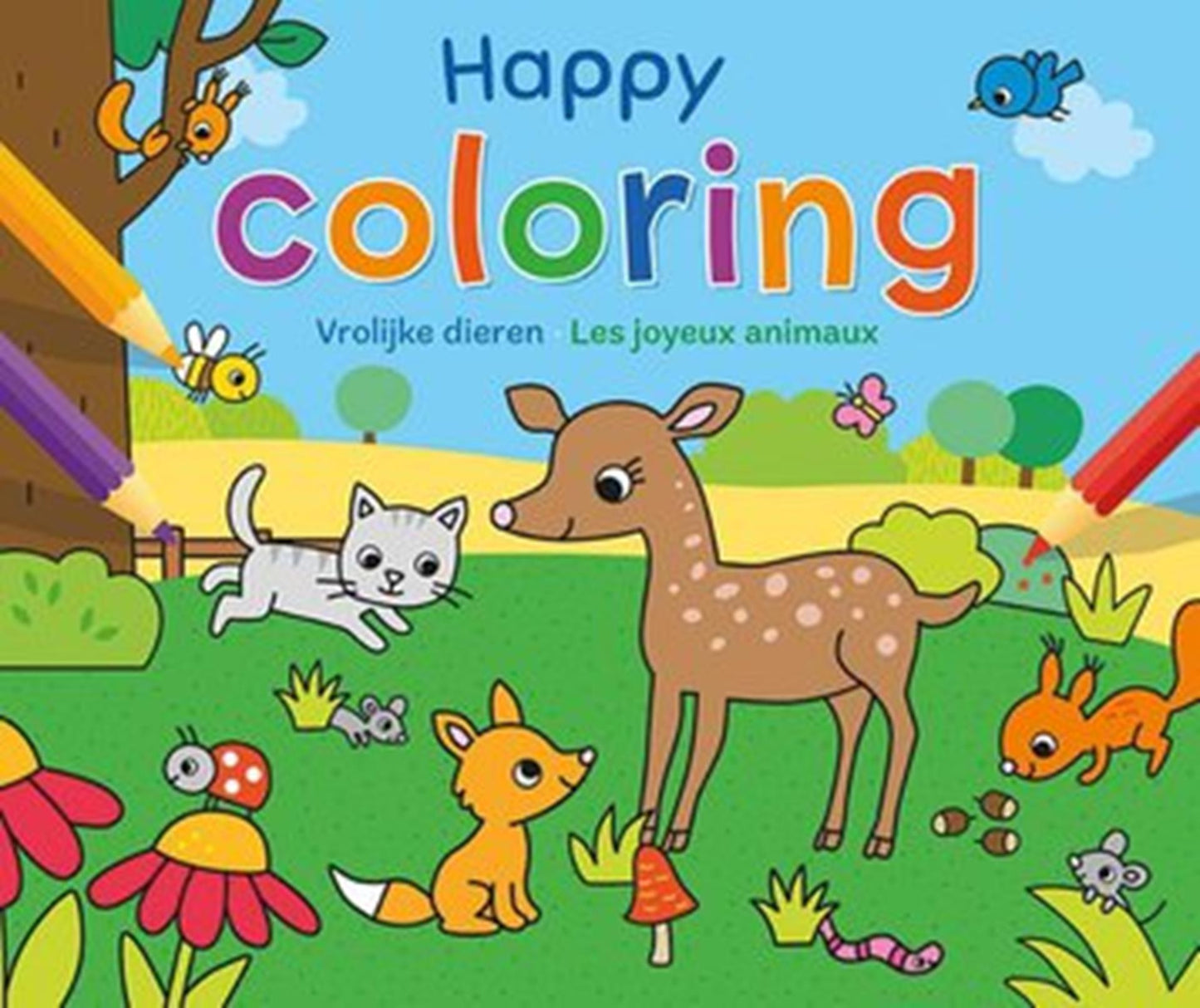 Deltas happy coloring - vrolijke dieren happy coloring - les joyeux animaux