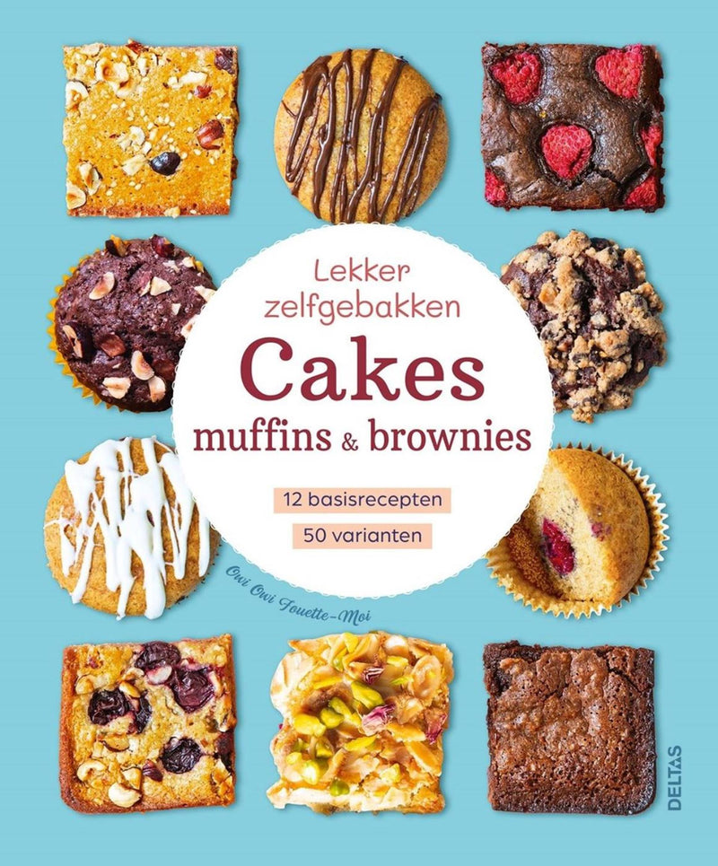 Deltas zelfgebakken cakes, muffins brownies
