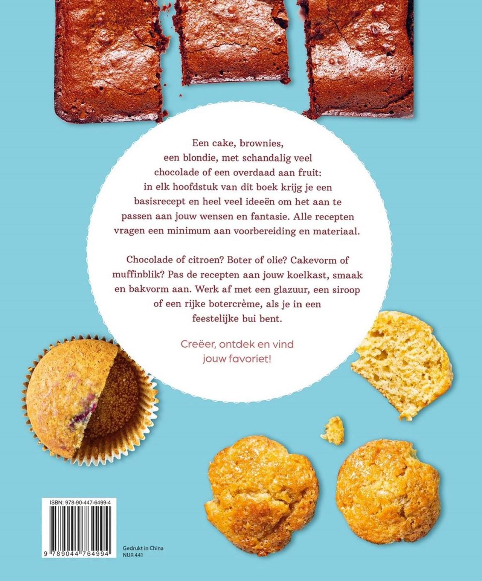 Deltas zelfgebakken cakes, muffins brownies